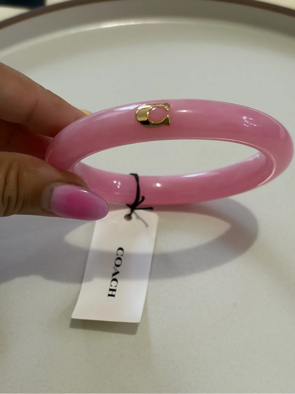 Coach Pink Bangle
